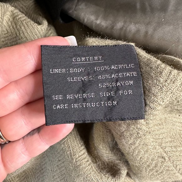 Fleet Street Beige Cinched Jacket Women's 1X - Picture 6 of 7